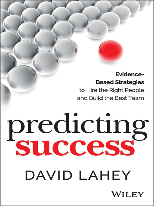 Title details for Predicting Success by David Lahey - Available
